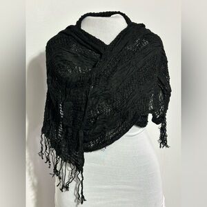 Unbranded Womans Scarf Shawl Black One Size
